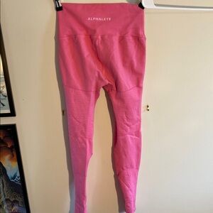 Alphalete Pink High-Rise Leggings Full-Length